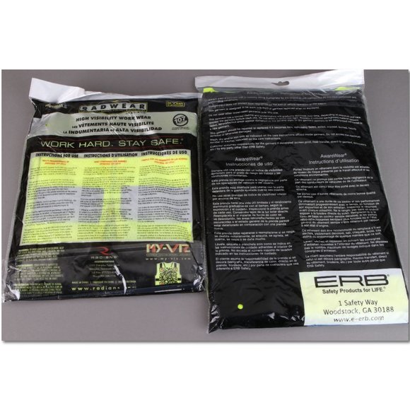 Lot of 5 safety vests size 2XL Aware Wear S363P Radwear SV2ZGM2X BRAND NEW!!! - Picture 6 of 6